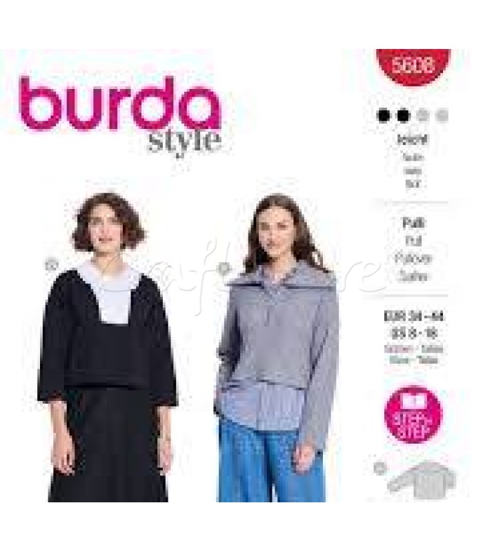 Burda πατρόν  μπλούζα 5608